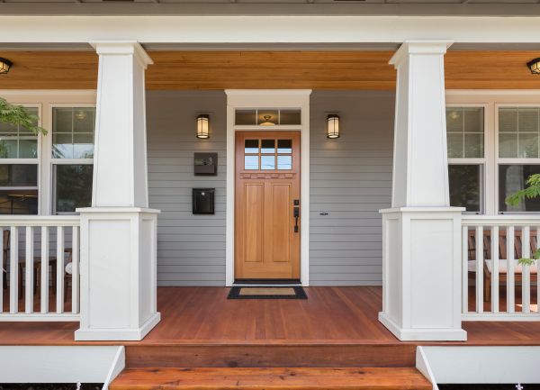 Wood Porch Construction in Bellingham