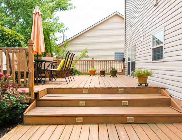 Wooden Patio Installation in Bellingham