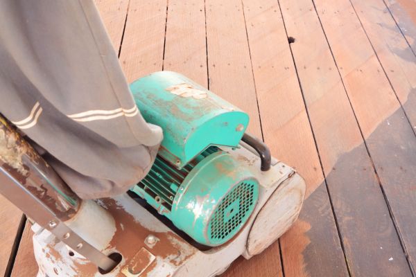 Cedar Deck Sanding in Bellingham